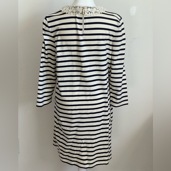 Kate Spade Striped Mini Dress with Embellished Collar - Picture 4 of 6